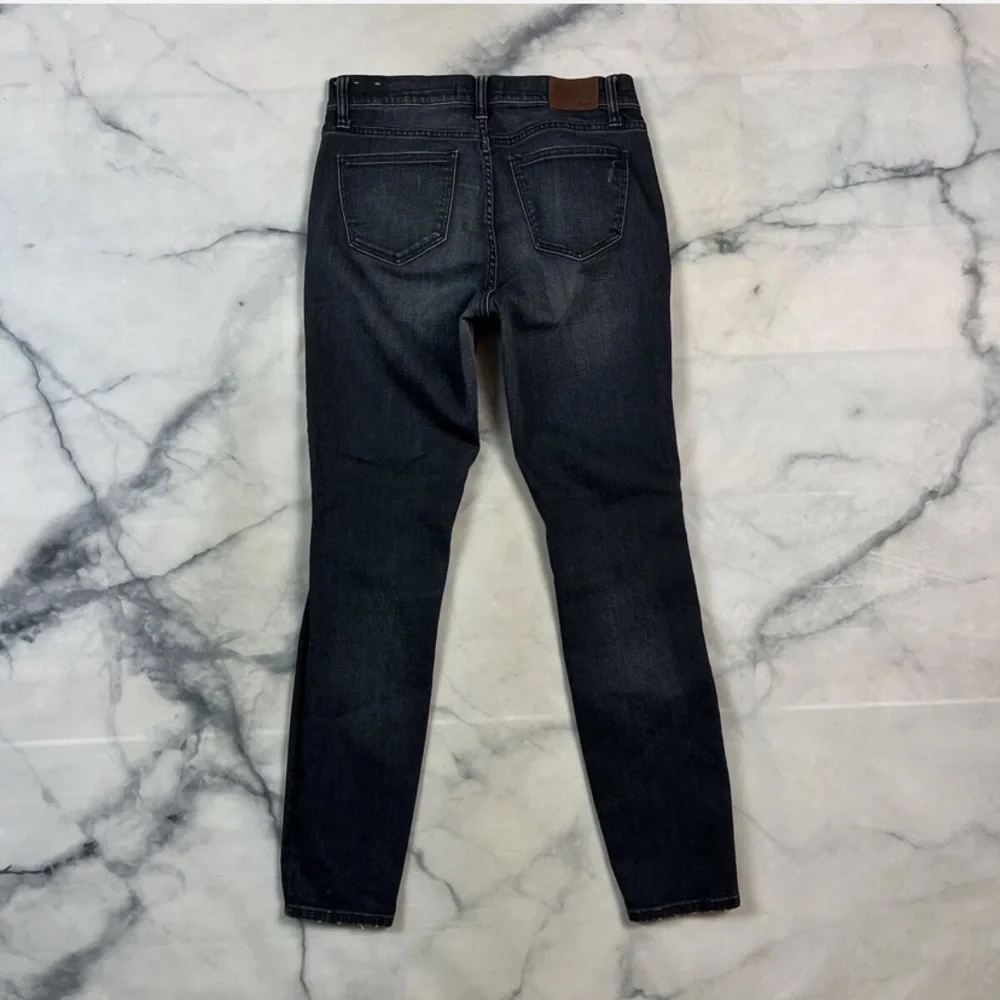 Madewell High Riser Skinny Jeans Size 29 Waist Distressed Kincaid Wash E1565 - Picture 7 of 8